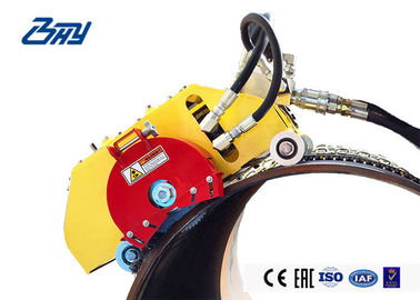 Pipelines Travel Cutter Chain Travel Pipe Cutting And Beveling Machine