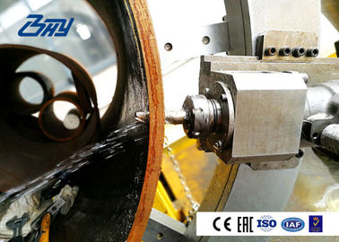 Adjustable Bearing System Hydraulic Pipe Cutting And Beveling Machine No Heat Affected Zones
