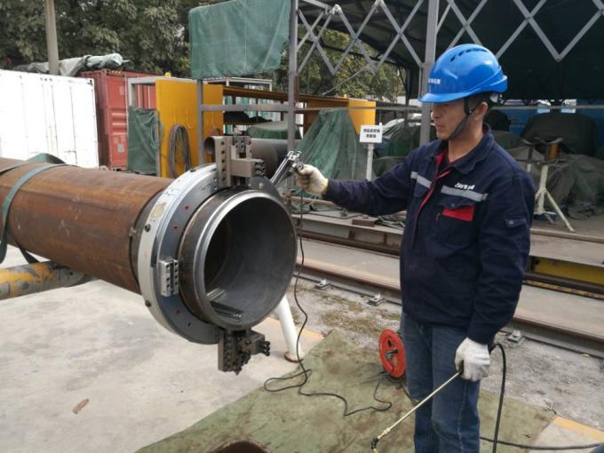 8inch Pneumatic Cold Cutting Pipe Cutting And Beveling Tool Clamshell