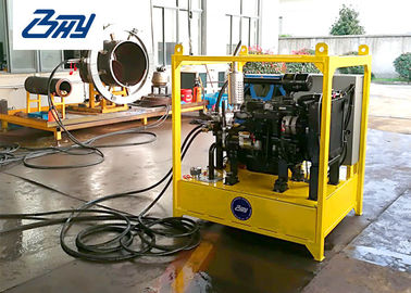 OD mounted Hydraulic Pipe Cutting And Beveling Machine Cold Cutting for Oil &amp; Gas pipeline repaire