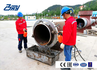 Split OD - Mounted Pneumatic Cold Cutting Machine , Portable Cold Cutters For Pipe