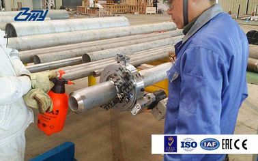 OD Mounted Portable Pipe Cutting Machine Various Bevel Type Hydraulic Drive